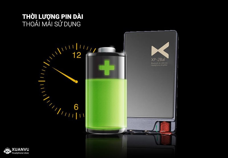 DAC/AMP xDuoo XP-2 Bal thời lượng pin