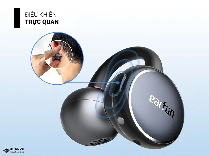 Tai nghe bluetooth EarFun Clip điều khiển