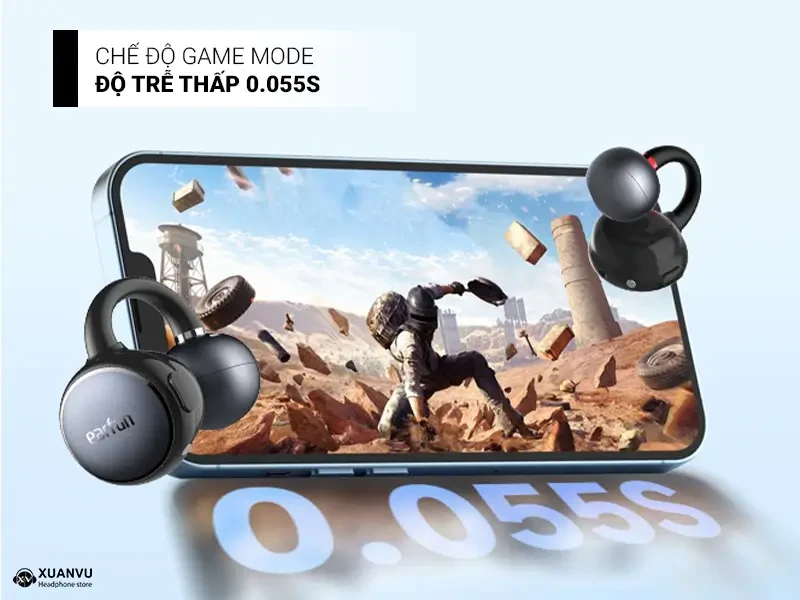 Tai nghe bluetooth EarFun Clip game mode