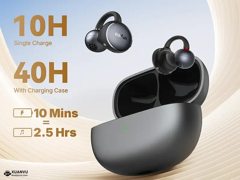 Tai nghe bluetooth EarFun Clip pin