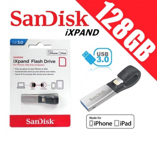 iXpand Sandisk 128GB đóng gói 