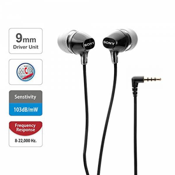 Tai nghe Sony MDR-EX15AP mở hộp 