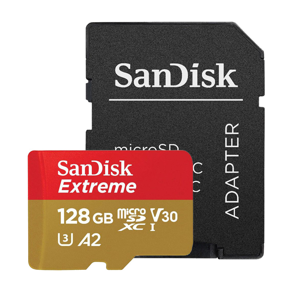 Thẻ Nhớ MicroSDXC SanDisk Extreme V30 A2 128GB 160MB/s mở hộp 