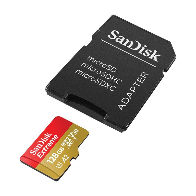 Thẻ Nhớ MicroSDXC SanDisk Extreme V30 A2 128GB 160MB/s áo thẻ chất lượng 