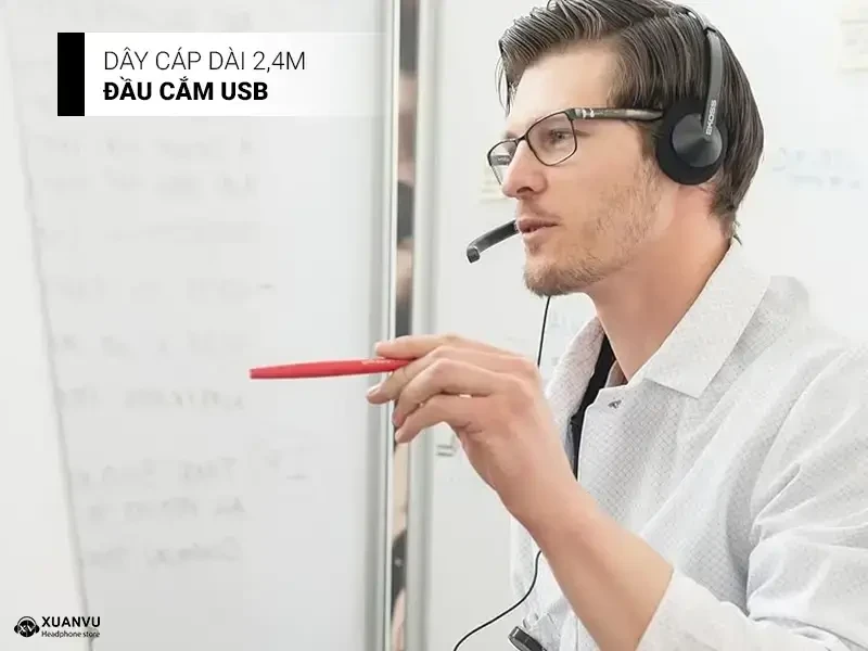 Tai nghe Koss CS200 USB dây cáp tai nghe