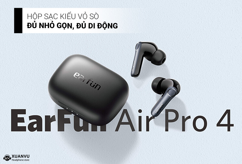 Tai nghe True Wireless EarFun Air Pro 4 thiết kế 