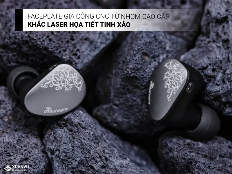 Tai nghe Kiwi Ears Cadenza II vật liệu faceplate