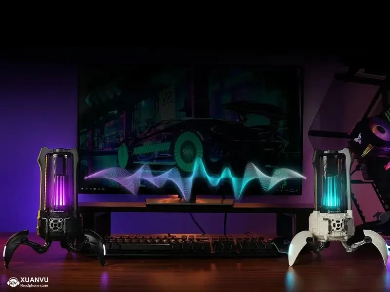 Loa Bluetooth GravaStar Super Nova ghép nối hai loa