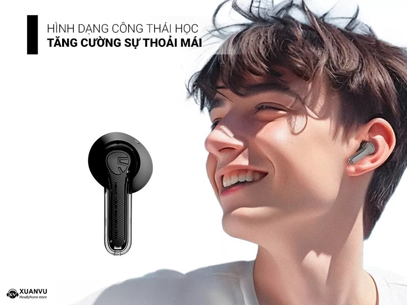 Tai nghe SoundPeats Clear-Pods hình dạng