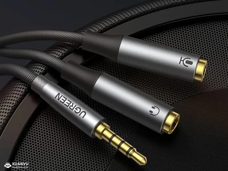Cáp âm thanh chia mic và audio Ugreen 50254 thiết kế