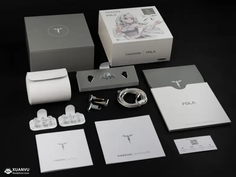 Tai nghe Tanchjim Fola bộ phụ kiện