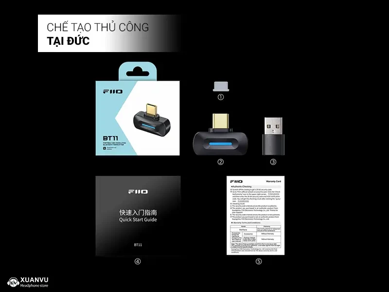 FiiO BT11 Portable Bluetooth Transmitter phụ kiện