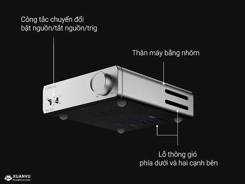 Topping Mini 300 Power Amplifier độ hoàn thiện