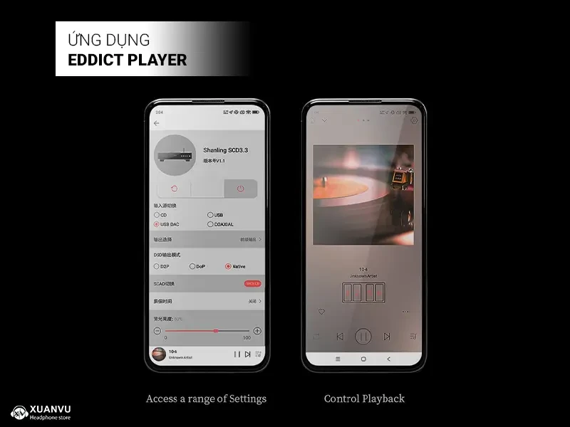 Shanling SCD3.3 SACD Player ứng dụng