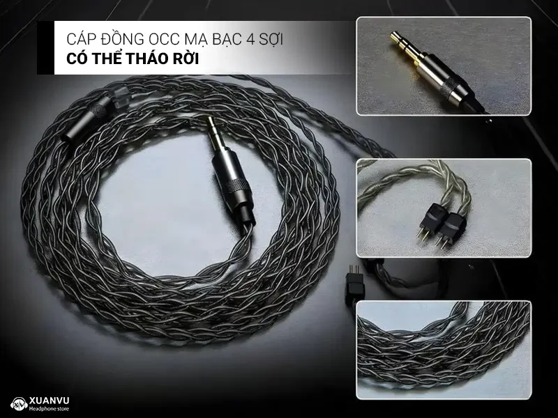 Tai nghe Dunu Titan X cáp đồng