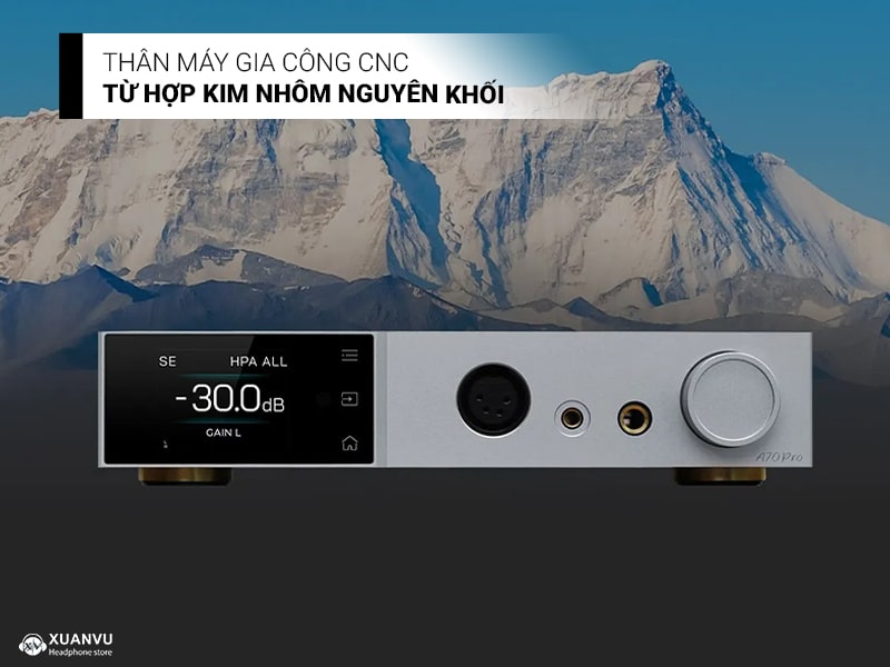 Topping A70 Pro Fully Balanced Headphone Amplifier thiết kế 