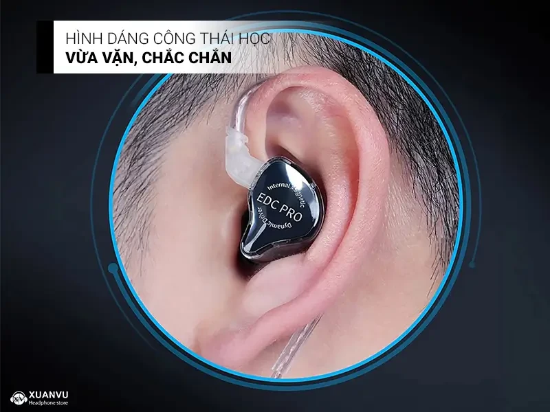 Tai nghe KZ EDC Pro hình dạng