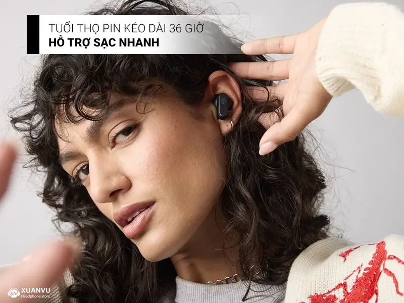 Tai nghe Skullcandy Dime Evo tuổi thọ pin