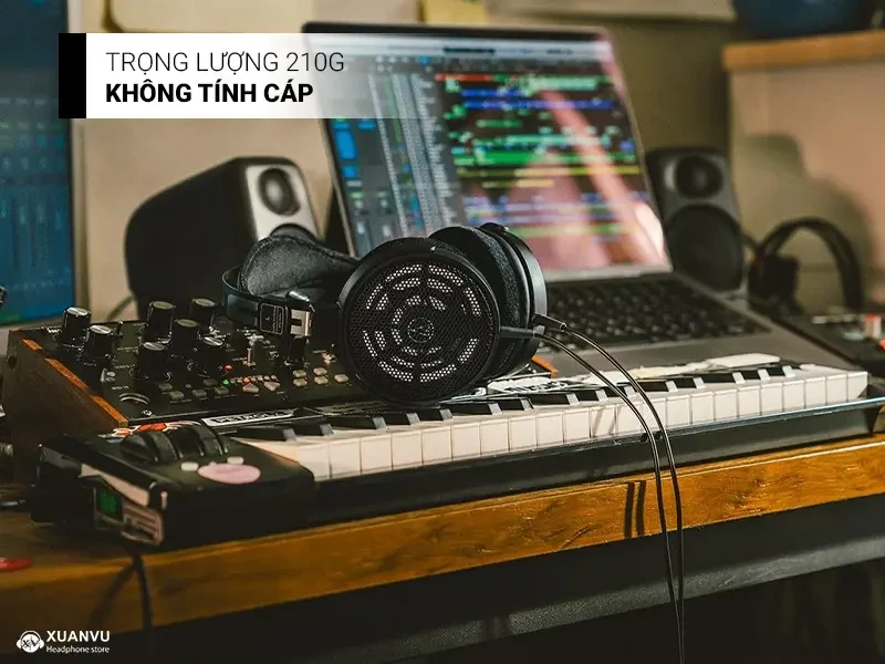 Tai nghe Audio Technica ATH-R30x trọng lượng