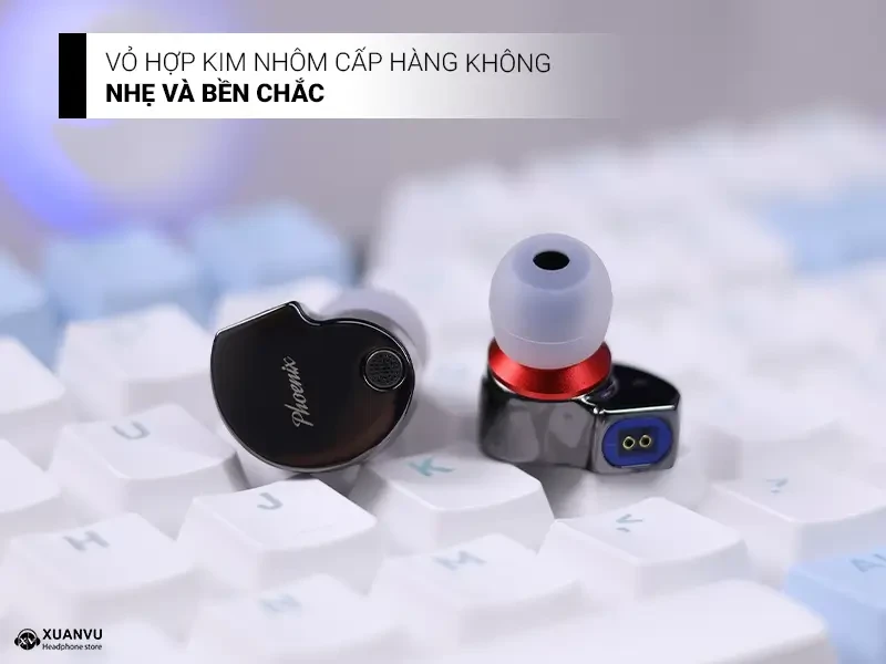 Tai nghe CCA Phoenix - 3.5mm (có Mic) vật liệu vỏ