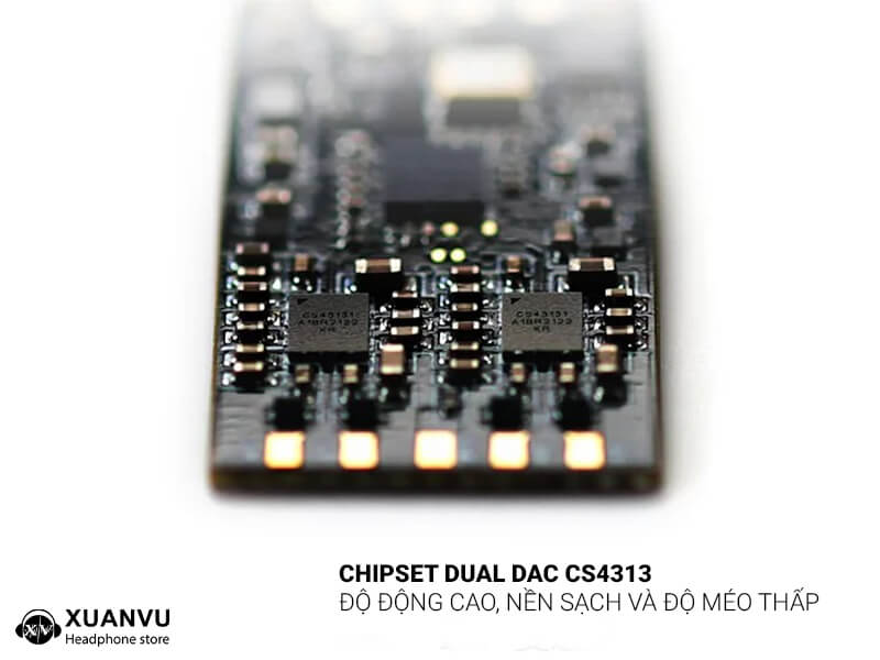 DAC/AMP DDHiFi TC44C chip dac kép