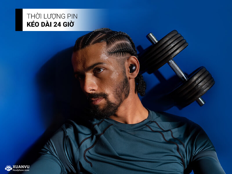 Tai nghe Sennheiser Momentum Sport thời lượng pin