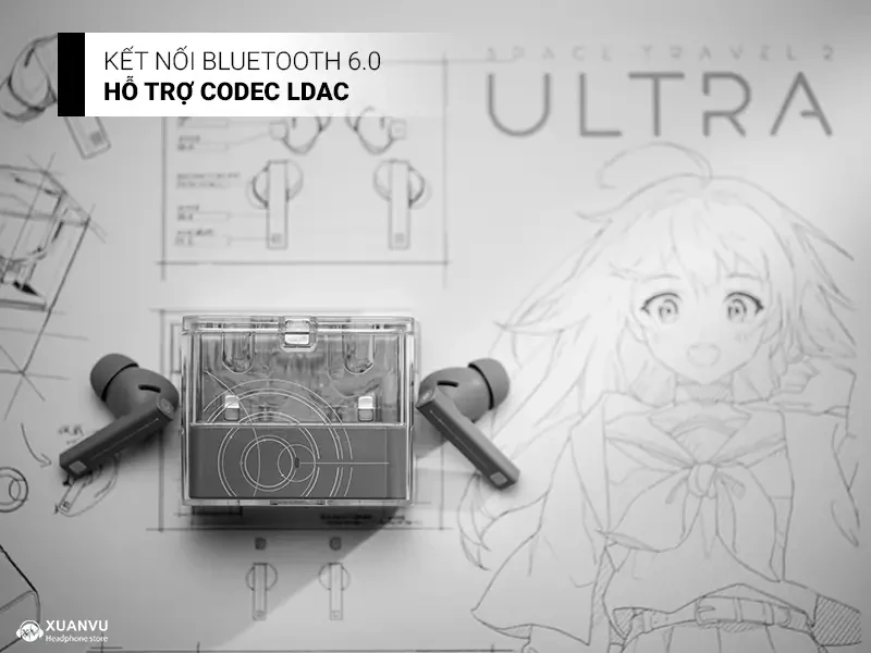 Tai nghe Moondrop Space Travel 2 Ultra bluetooth 6.0