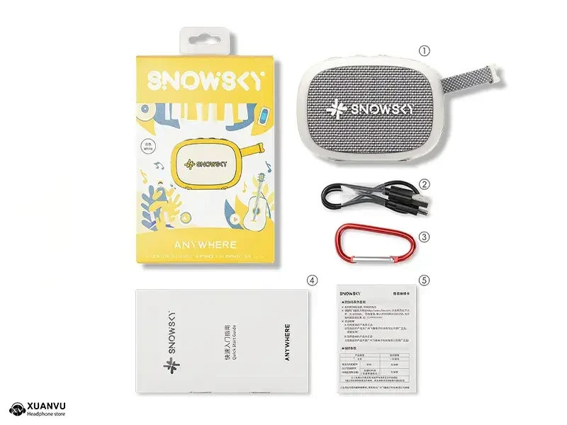 Loa di động FiiO Snowsky Anywhere phụ kiện
