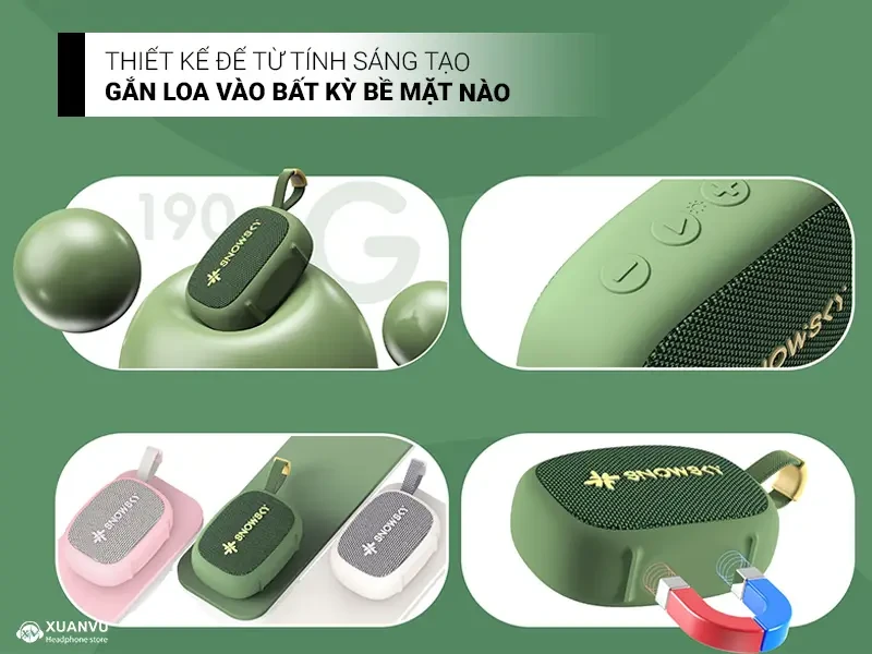 Loa di động FiiO Snowsky Anywhere thiết kế