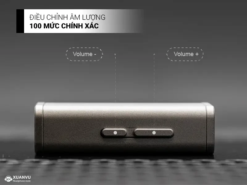 DAC/AMP Moondrop Dawn Pro 2 điều chỉnh âm lượng
