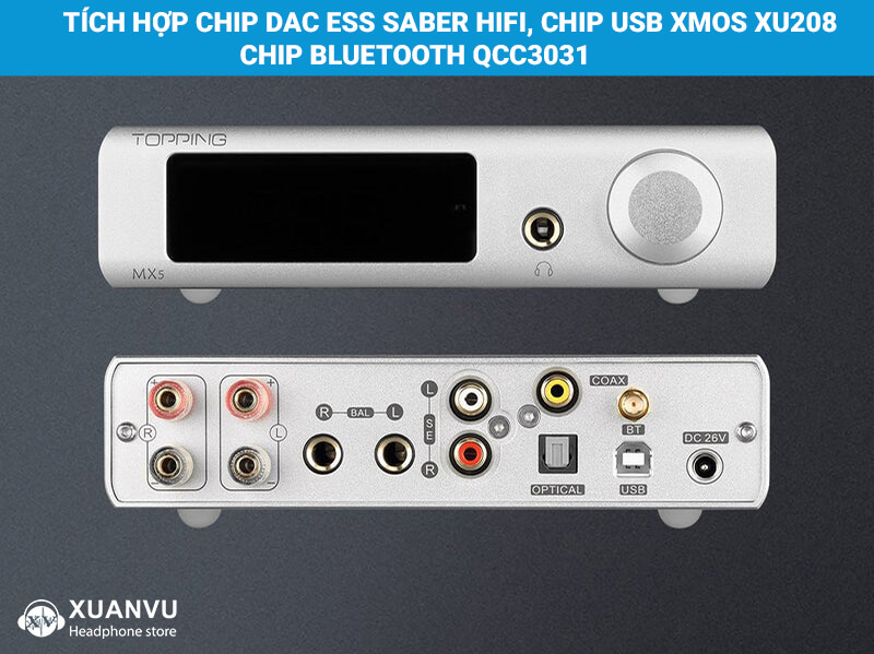 DAC/AMP Topping MX5 chip dac