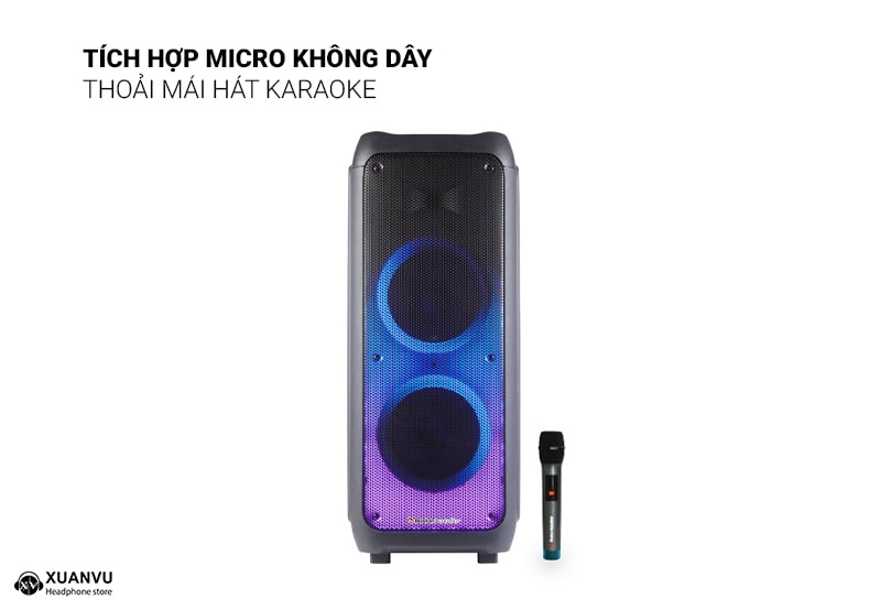 Loa karaoke Boston Acoustics Partybox BA-1002PB mic