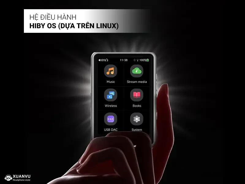 Máy nghe nhạc Hiby R3Pro II hệ điều hành