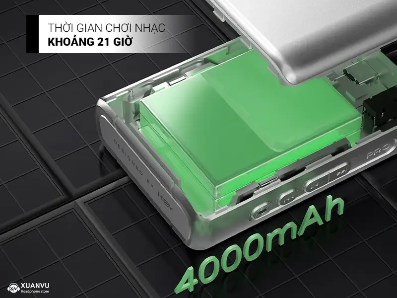 Máy nghe nhạc Hiby R3Pro II pin
