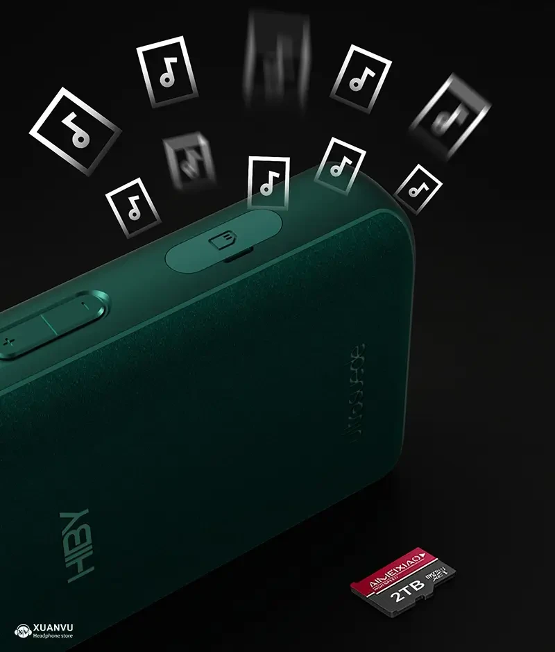 Máy nghe nhạc Hiby R3Pro II khe cắm thẻ nhớ