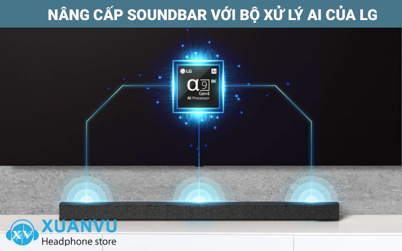Loa thanh Soundbar LG SP2 - bộ xử lý ai