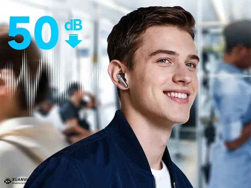 Tai nghe bluetooth Earfun Air Pro 4+ khử ồn 