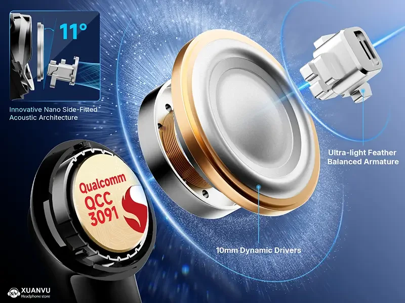 Tai nghe bluetooth Earfun Air Pro 4+ driver