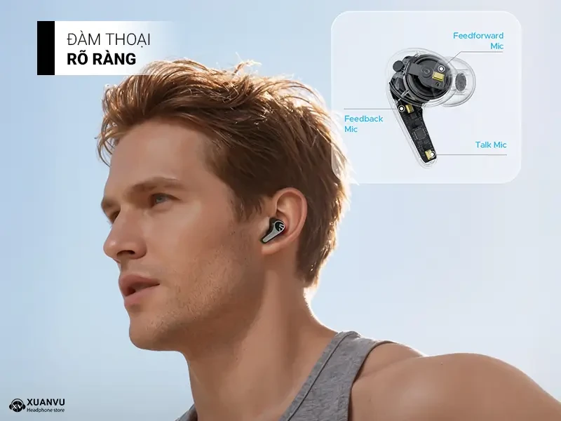Tai nghe Bluetooth SoundPeats C30 đàm thoại