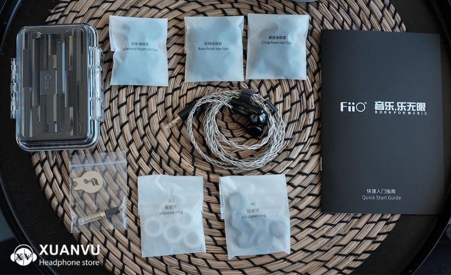 Các phụ kiện của FiiO FF5