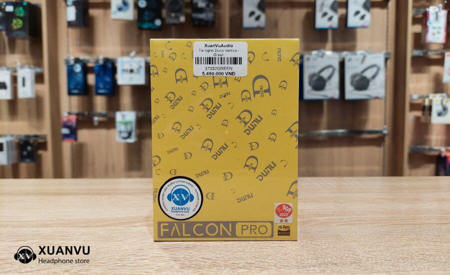 Phần hộp bìa của Dunu Falcon Pro có màu sắc trẻ trung và năng động