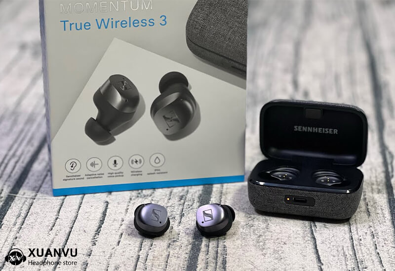 Đánh giá tai nghe Sennheiser Momentum True Wireless 3 bao bì 