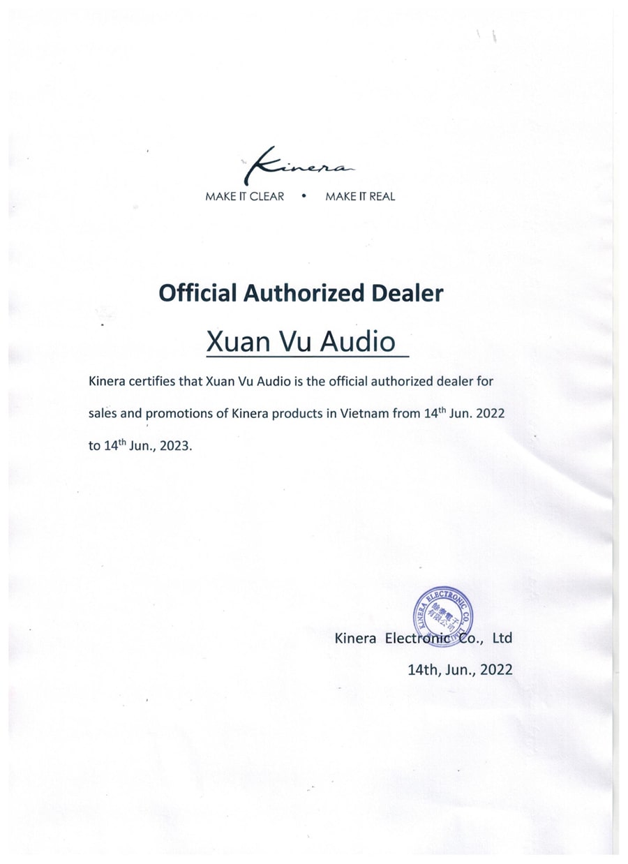 Xuân Vũ Audio | Đơn vị phân phối thiết bị âm thanh Kinera tại Việt Nam hình 3