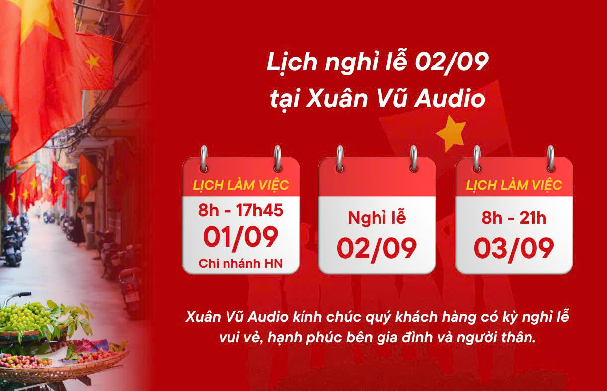 Thông báo lịch nghỉ lễ Quốc khánh 2/9 