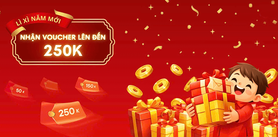 “Chốt Đơn Hăng Say – Lì Xì Đầy Tay”: Quay thưởng Voucher với mệnh giá lên đến 250K 
