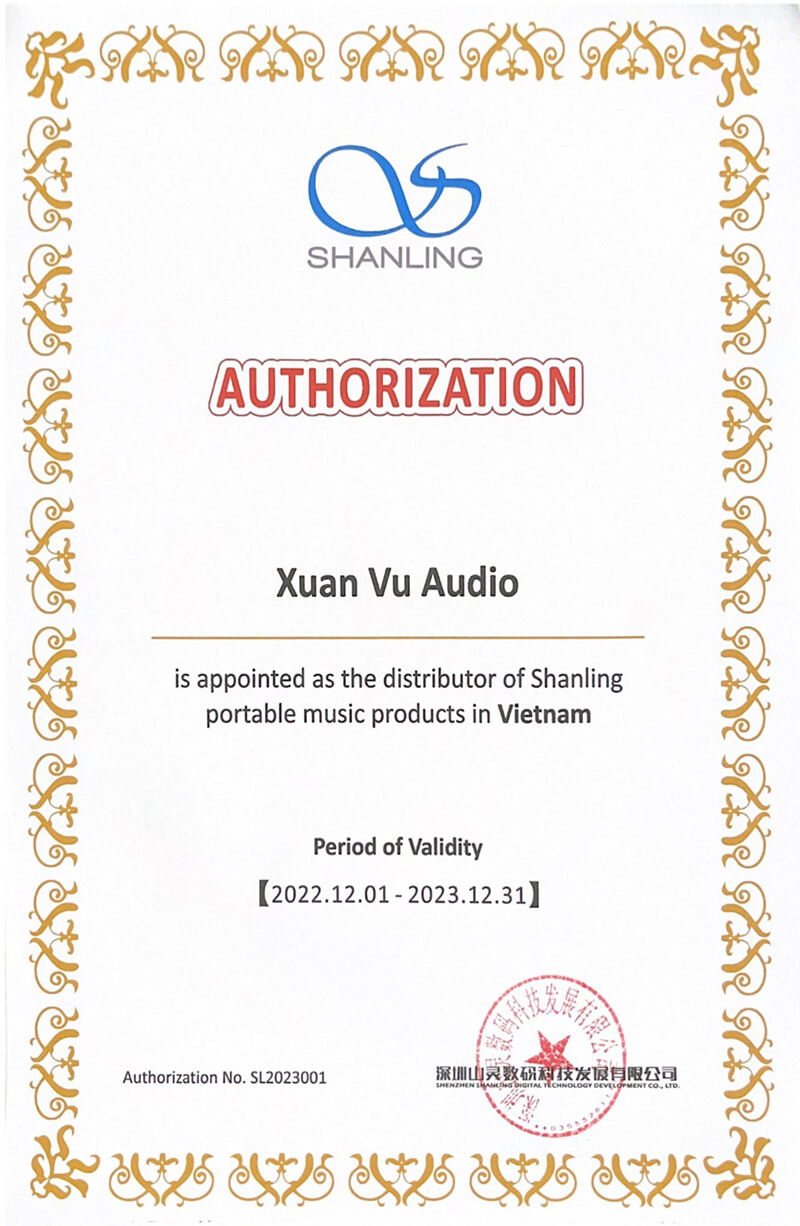 Xuân Vũ Audio -  nhà phân phối chính thức của Shaling tại Việt Nam hình 3
