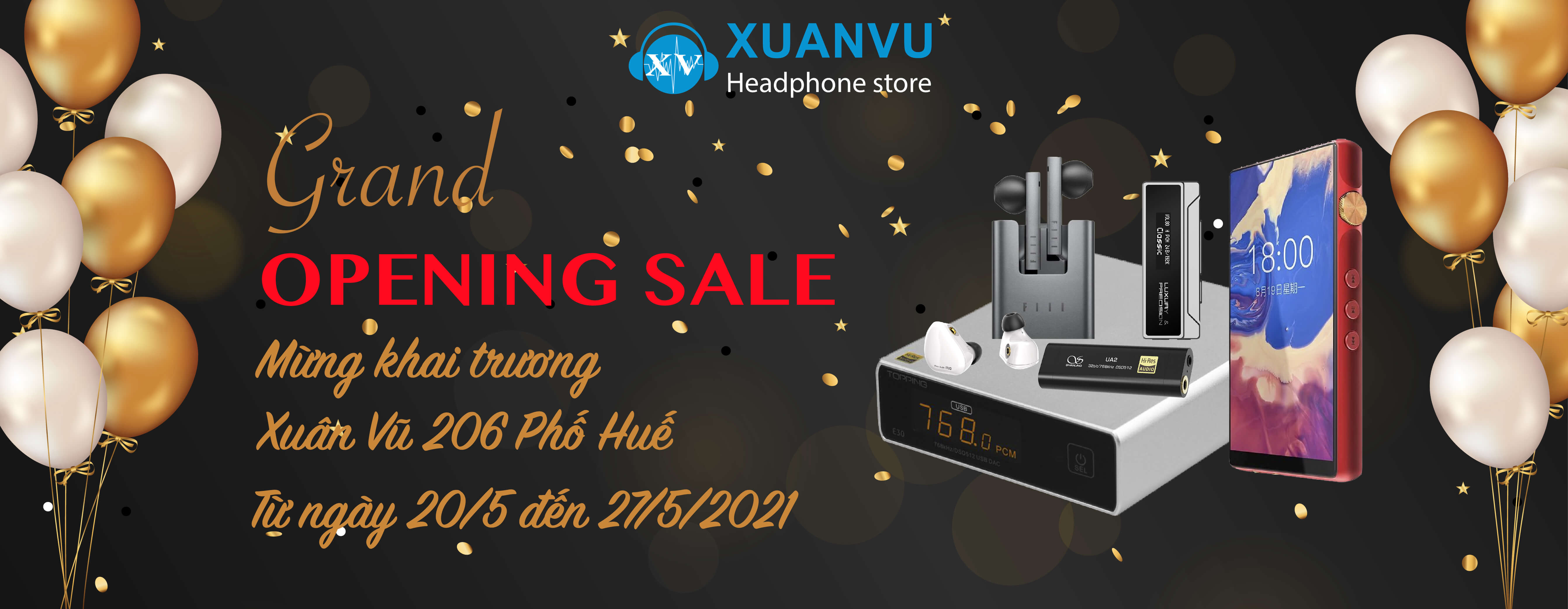 Xuân Vũ Audio Khuyến mãi mừng khai trương