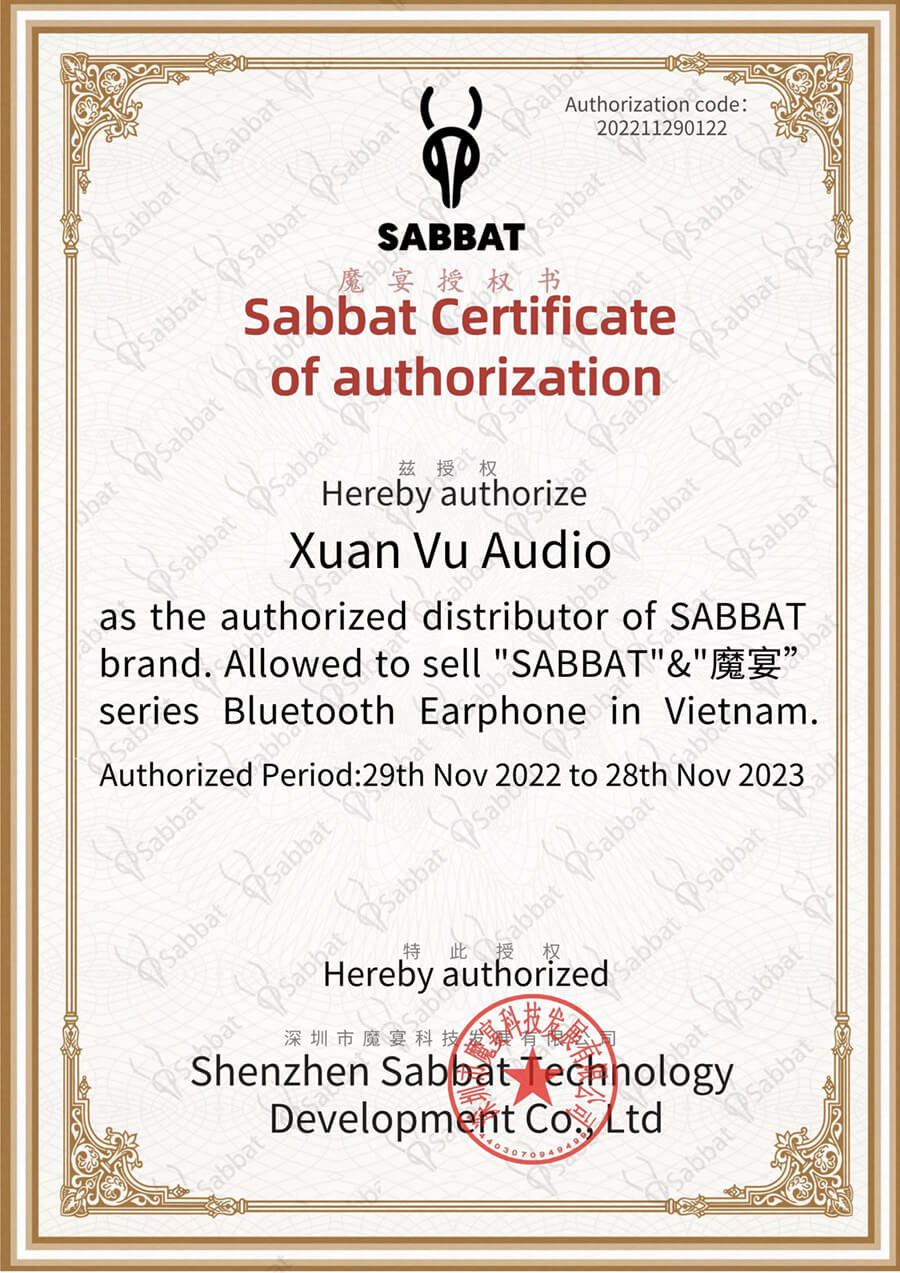 Xuân Vũ Audio chính thức trở thành nhà phân phối của Sabbat tại Việt Nam hình 4