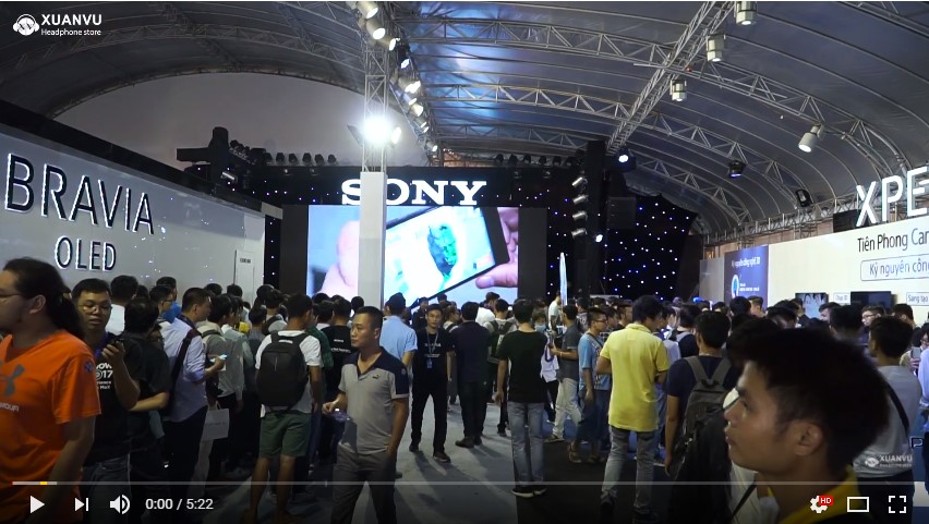 Một vòng Sony Show 2017 đang diễn ra tại Hà Nội