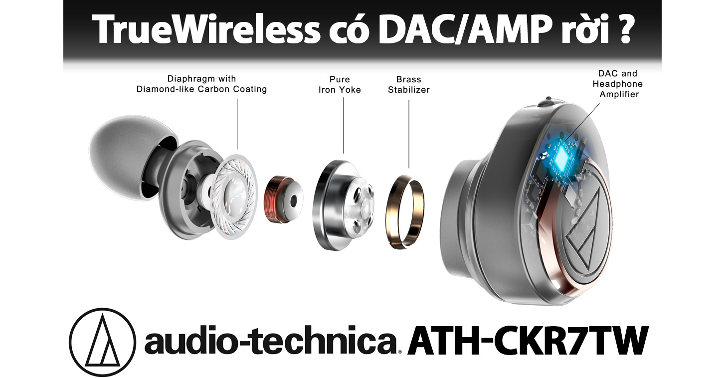 Đánh giá ATH-CKR7TW : Tai nghe True Wireless dành cho Audiophile